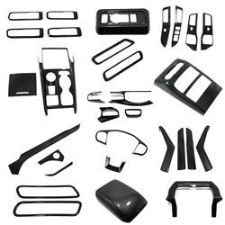 For Ford Explorer U625 2020 2021 2022 Car ABS Carbon Fiber Color Interior Moldings Decoration Cover Stickers Accessories