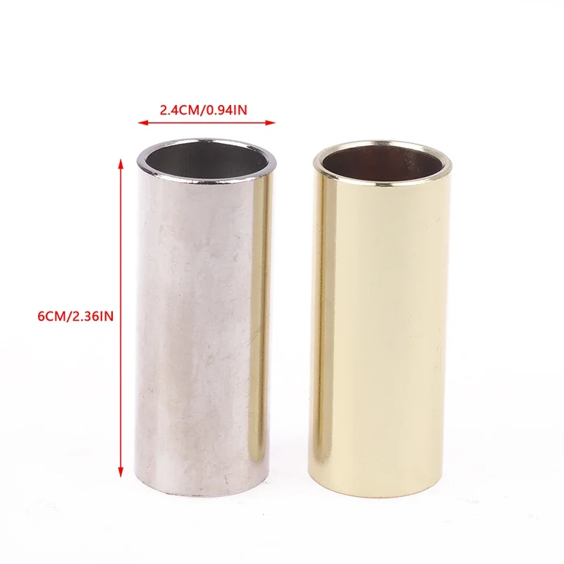 60MM Guitar Slide Bar Stainless Steel Metal Finger Knuckles String Slides Tone For Ukulele Guitar String Instruments view 6