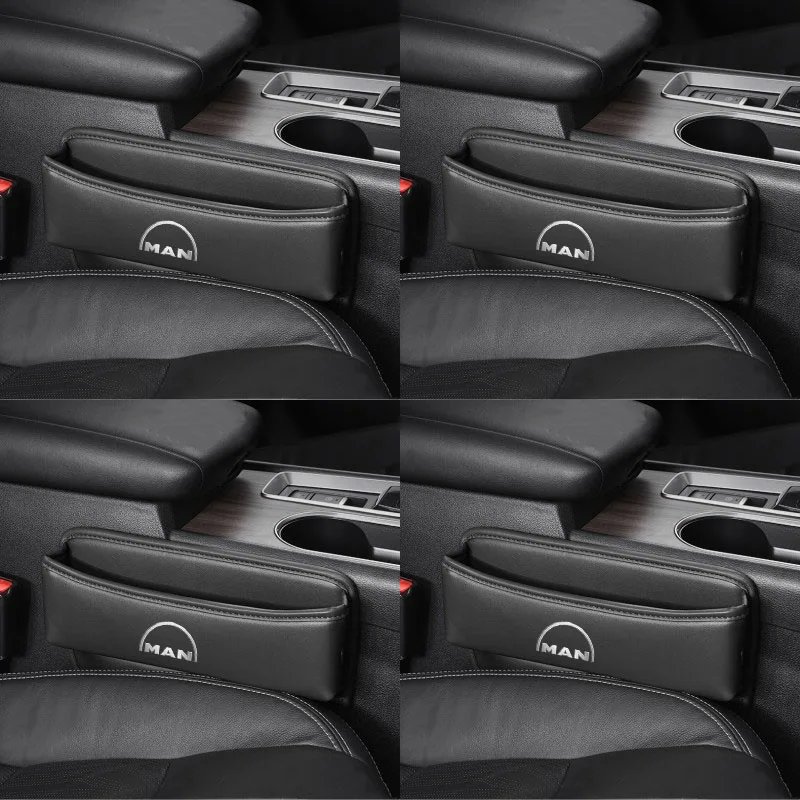 Car Seat Organizer Leather Crevice Storage Box Car Accessories for MAN TGX TGM TGA TGS TGE Far Fashion aroma