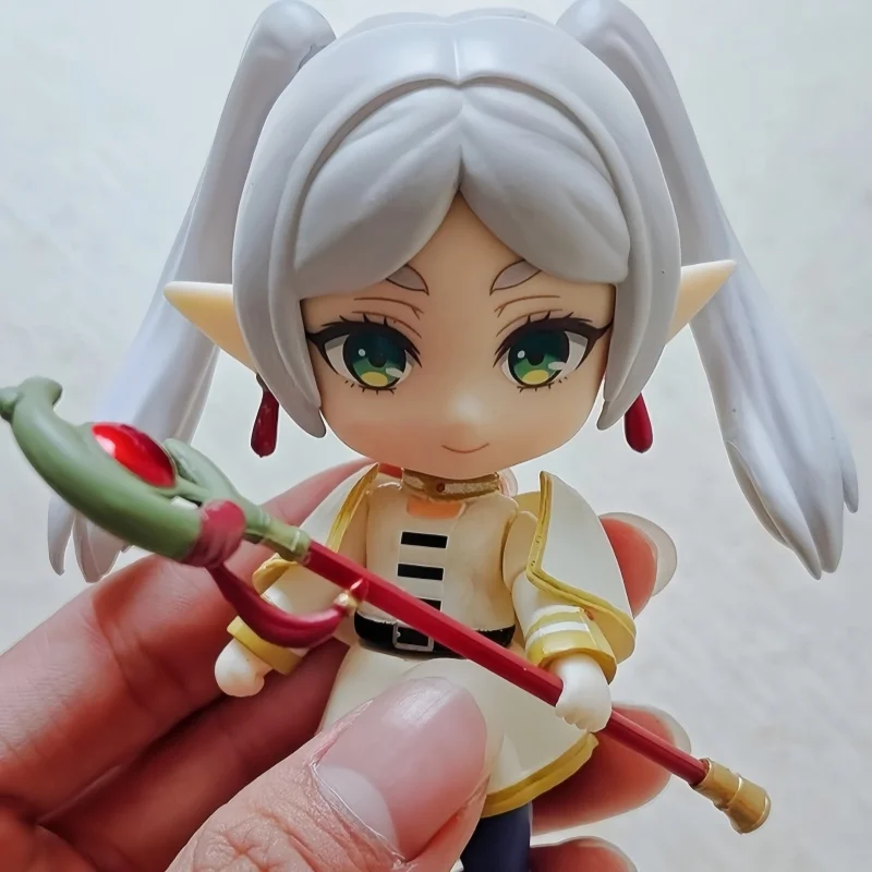 New 4 Inch Anime Q Version Action Frieren Feilun Cartoon Figure Movable Model Doll Set Toy Collection Ornaments Birthday Gifts