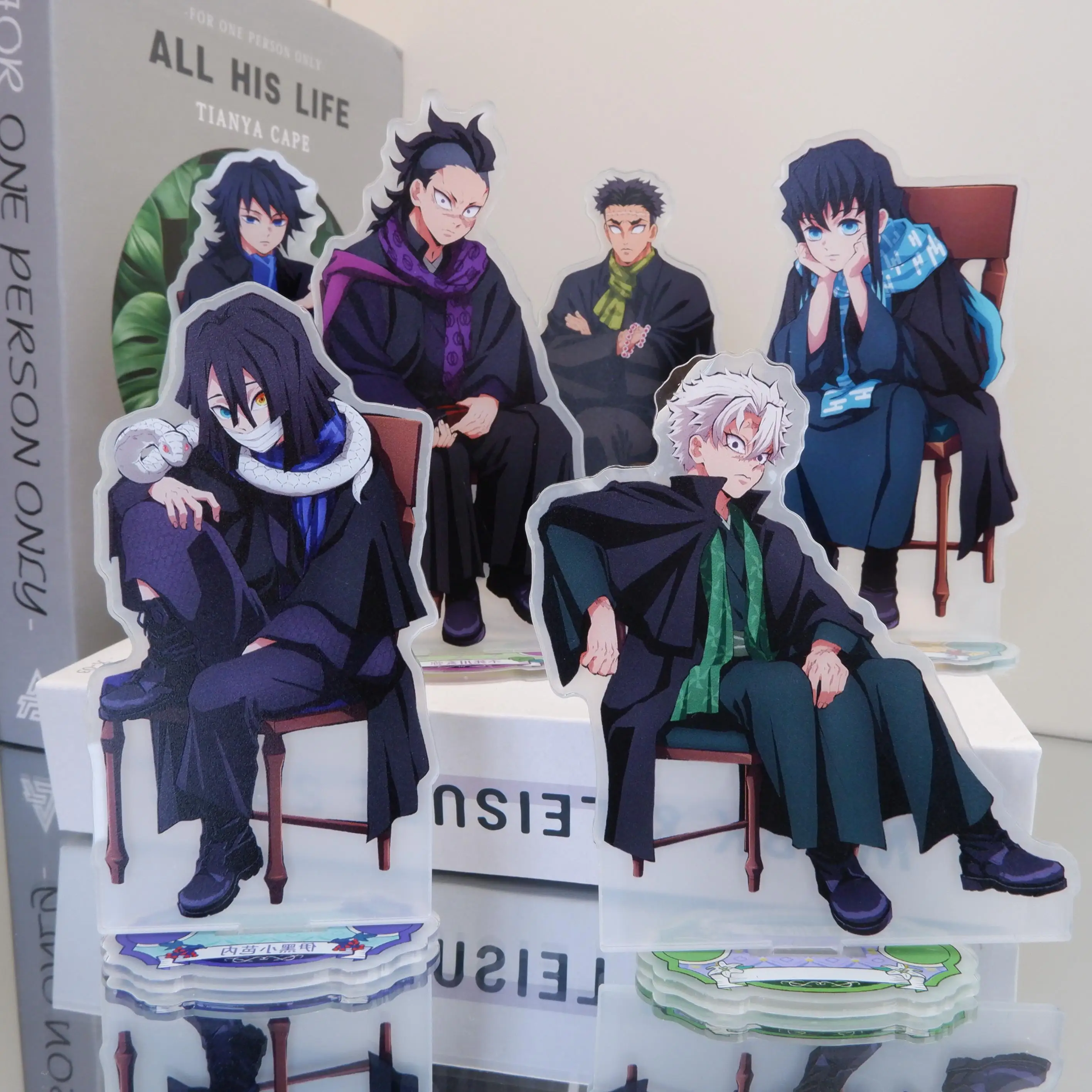 

Demon Slayer Peripheral Acrylic Stand Figure Anime Ornament Collection Creative Models Desktop Display Birthday Gifts for fans