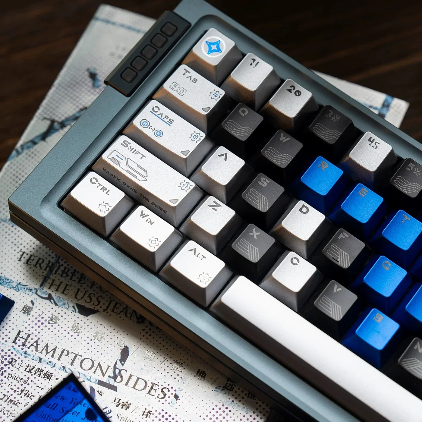 

Delta Force Polaris Theme Keycap for Mechanical Keyboard Cherry profile ABS 115 keys 1.7MM for 61/64/68/75/84/87