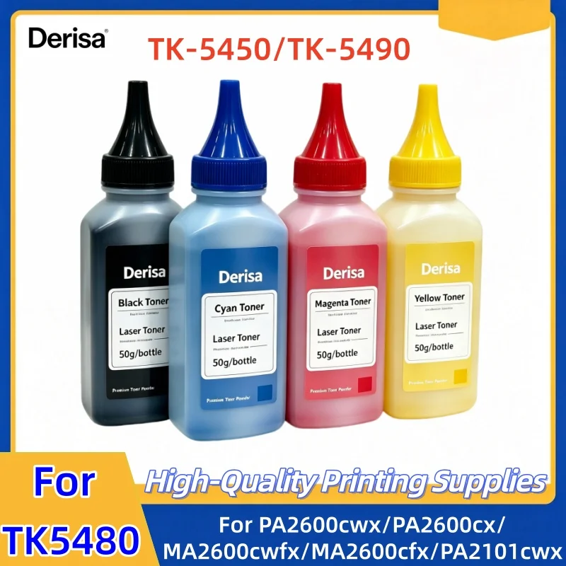 4 Color Laser Toner Powder for Kyocera ECOSYS PA2101cwx PA2101cx MA2101cfx MA2101cwfx PA2600cx PA2600cwx MA2600cwx MA2600cwfx