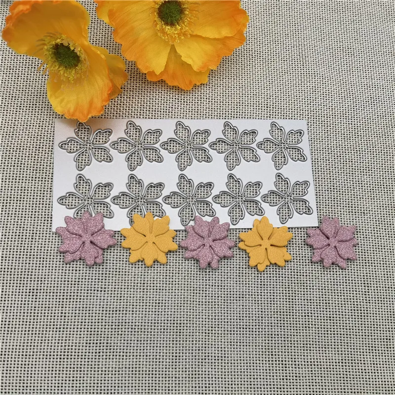 Floret Flowers Frame Metal Cutting Dies Stencils For DIY Scrapbooking Decorative Embossing Handcraft Template