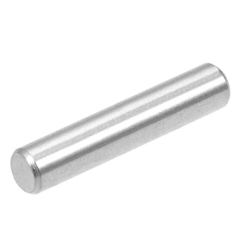 Cadre de support d'ongle d'étagère en acier inoxydable, partenaires cylindriques figurés, broche solide, 100 pièces, 4mm x 20mm