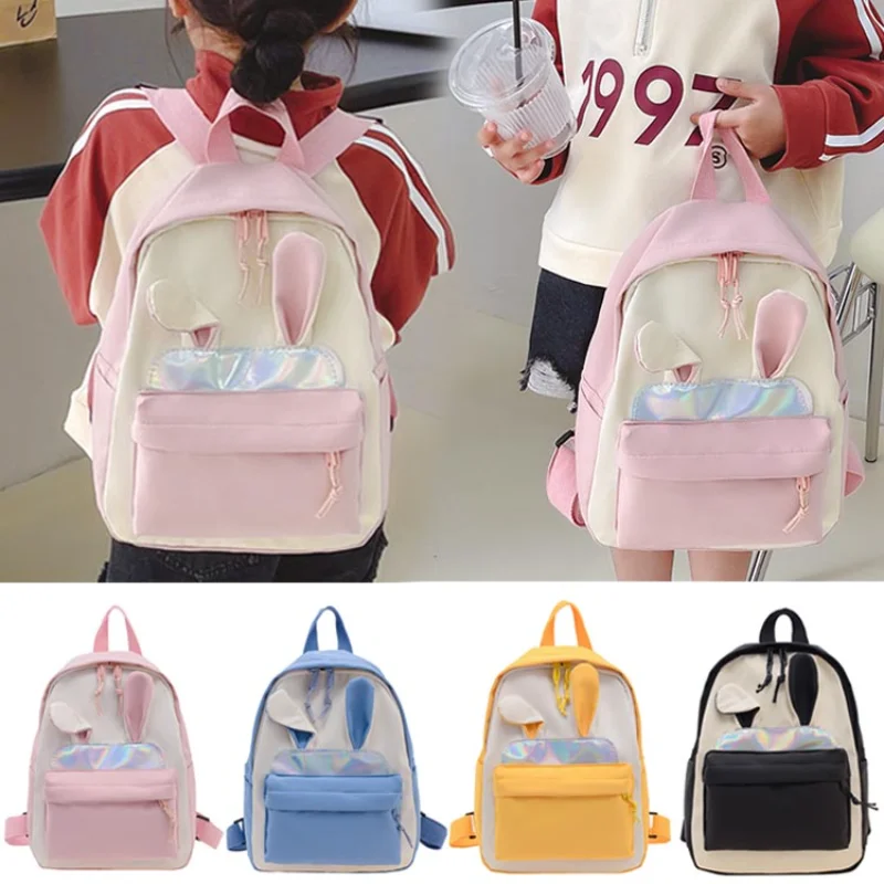 Fashion Children School Bags Bunny Portable Backpacks Kids Cute Travel Rucksacks Cute Boys and Girls School Book Backpack 2023