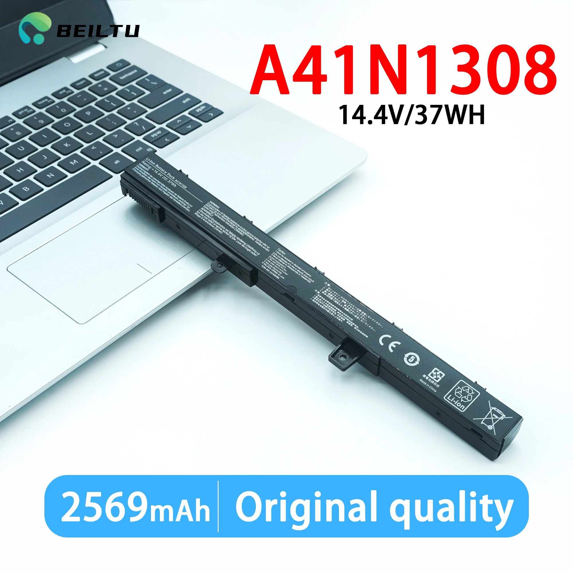 A41N1308 Battery for Asus X451 X451C X451CA X551C X551CA X551CA-SX024H X551CA-SX029H X551CA-DH21 X551CA-0051A2117U A31N1319