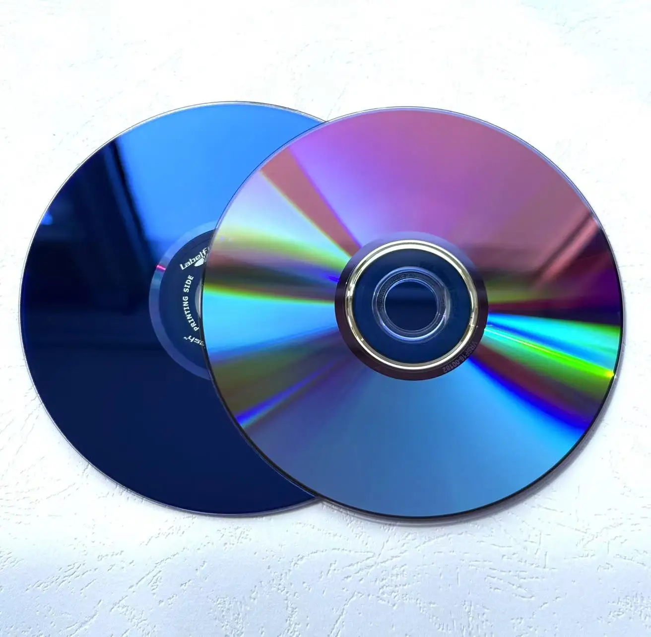 Wholesale 5 discs Less than 0.3% Defect Rate Labelflash 4.7 GB Blank Blue DVD+R Disc