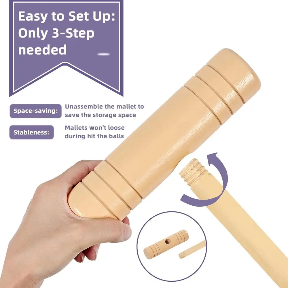 Six-Player Lawn Croquet Set 3