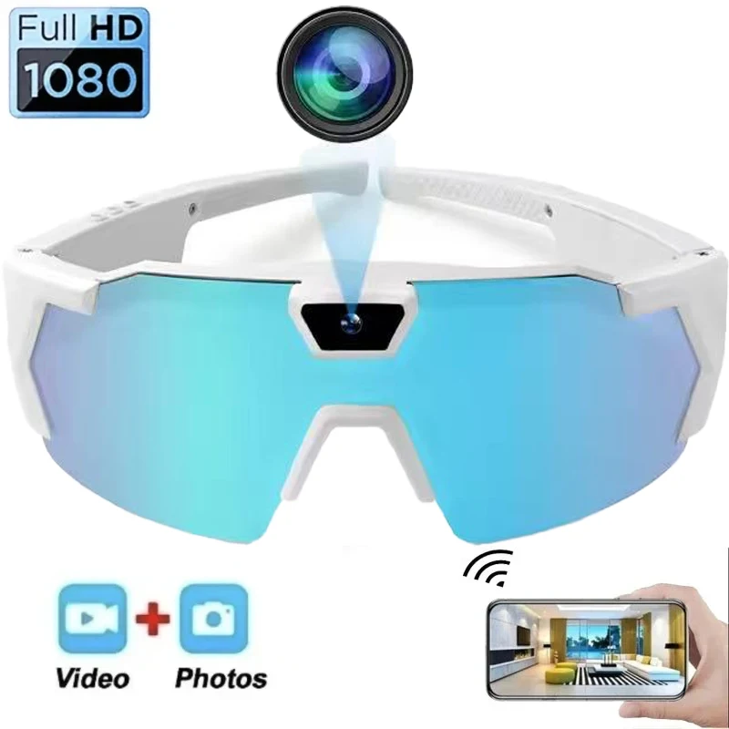 NEW HD Video Glasses Action Camera Sunglasses Smart Glasses Sports Glasses Walk Cam Outdoor Bicycle Motorcycle Driver Recorder