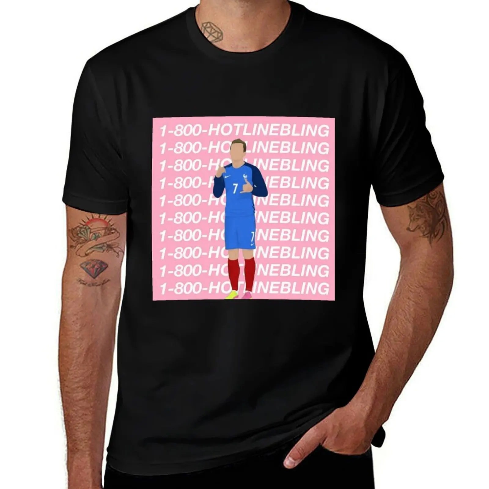 Griezmann Hotline Bling T-Shirt man graphic t shirt T-Shirt