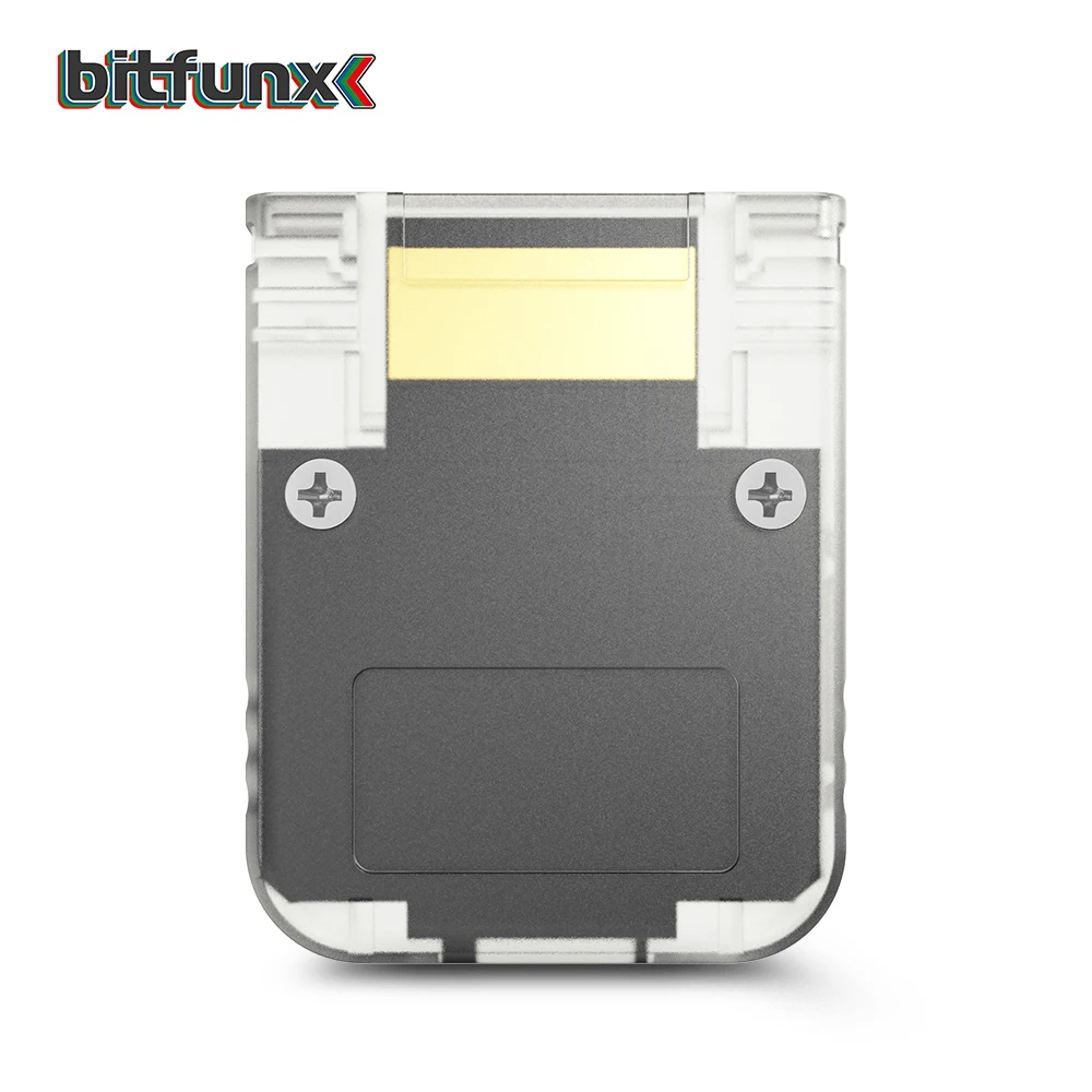 Bitfunx 透明 GC2SD Gen2 TF カード リーダー アダプター 強化されたスピード バージョン すべての NGC ゲームキューブおよびオリジナル Wii ゲーム コンソール用