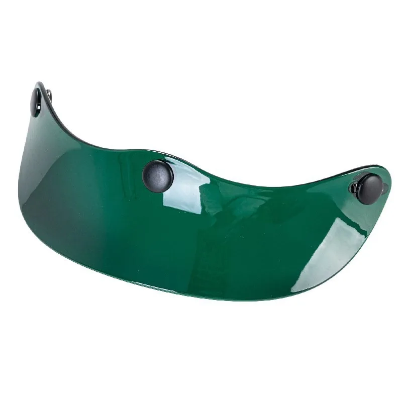 Retro Helmet with Thick Brim Texture and Retro Three Button Tongue Design
