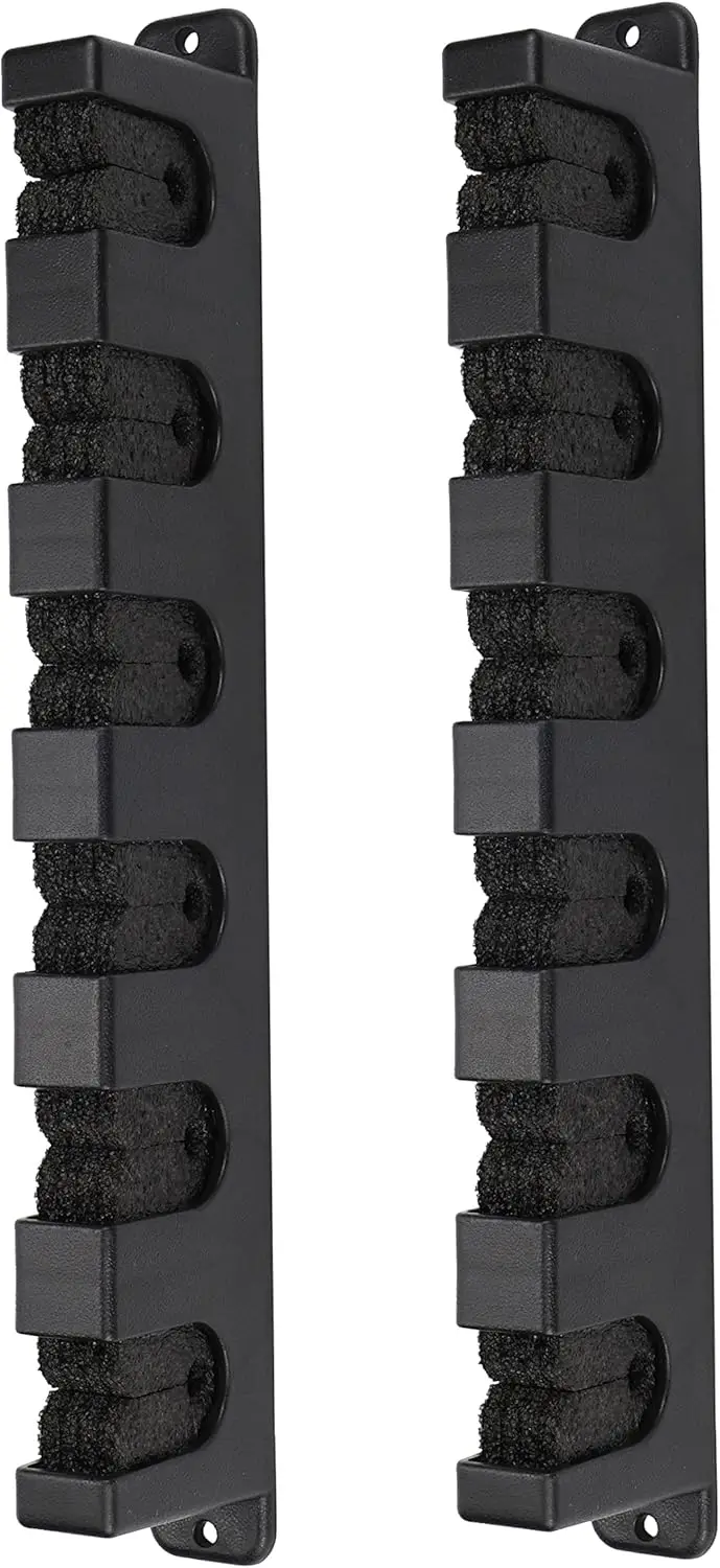 

Horizontal Fishing Rod Rack Holders Wall-mounted Fish Pole for Garage & Boat 6-Rod Storage Racks -1 Pair Rod Holder