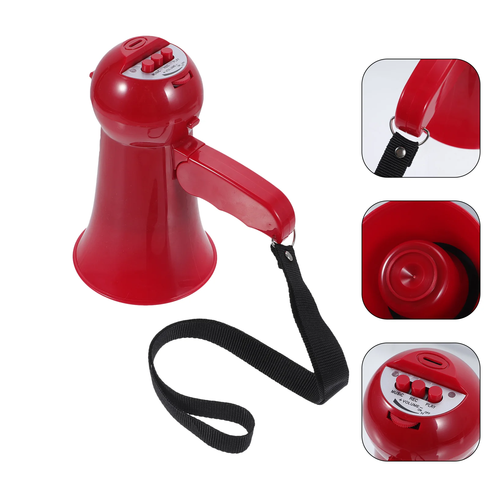 Portable Speaker Loudspeaker Megaphone for Sports Cheerleading Speakers Party Red Small Loudspeakers Bridegroom