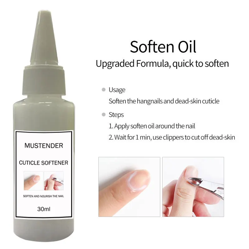 30ML Nail Cuticle Softener Remover Dead Skin Removal Cream Removes Cuticle Oil Moisturize Nourish Oil Nail Treatment Nourishment