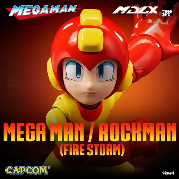 【Pre-sale】 Threezero 3A MDLX Mega Man Rockman Alloy Movable Model Toy Gift