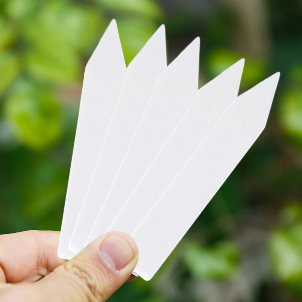 

500pcs Garden Waterproof Lables Plastic Plant Labels For Outdoor Indoor Use Nursery Garden Markers Plant Stakes