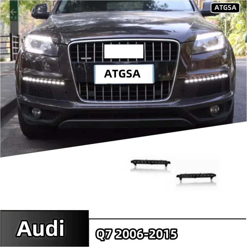 

Автомобильные ежедневные ходовые огни для Audi Q7 2006-2015, новые модернизированные светодиодные фонари