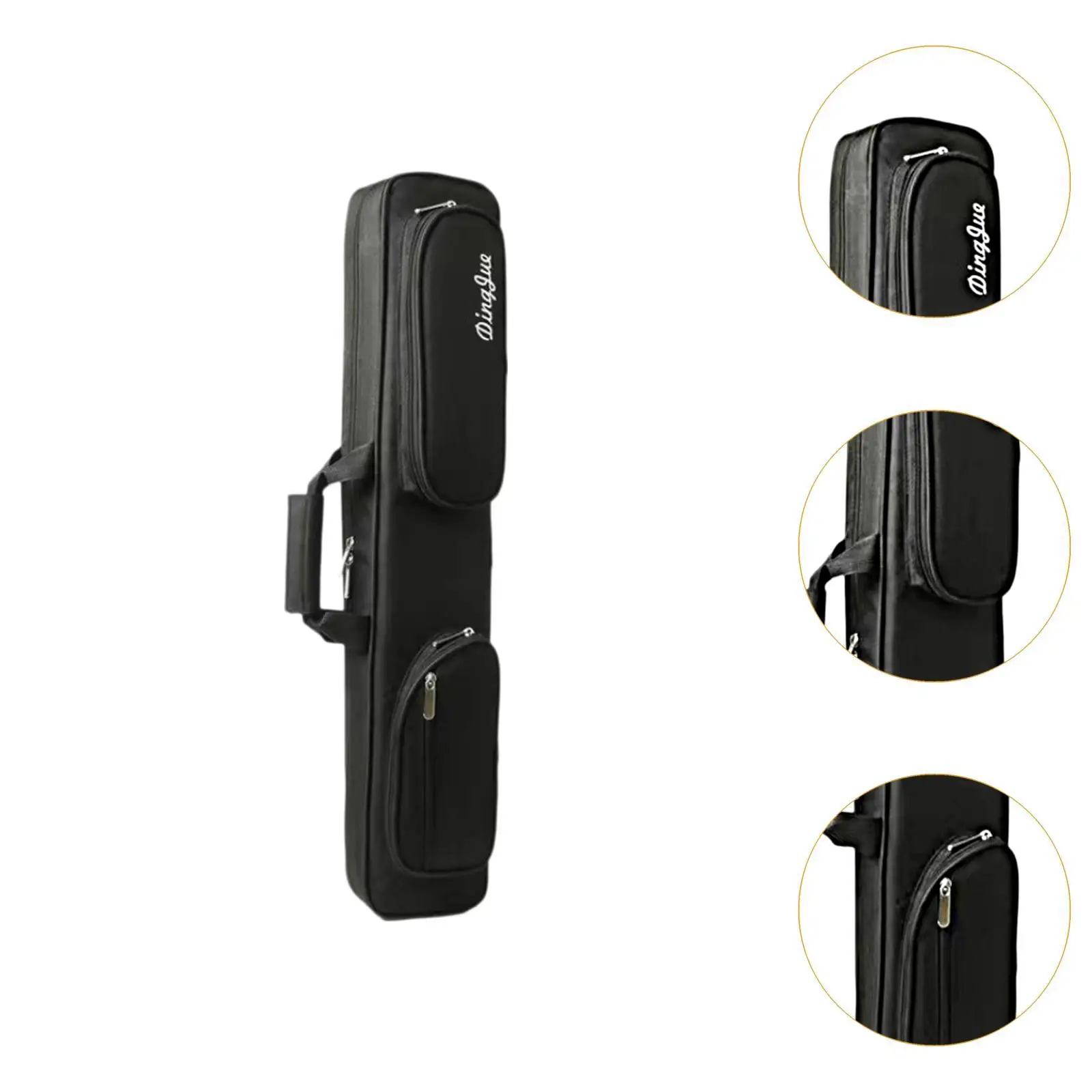 Estojo para taco de bilhar, resistente ao desgaste, 1/2 estojo para taco de bilhar