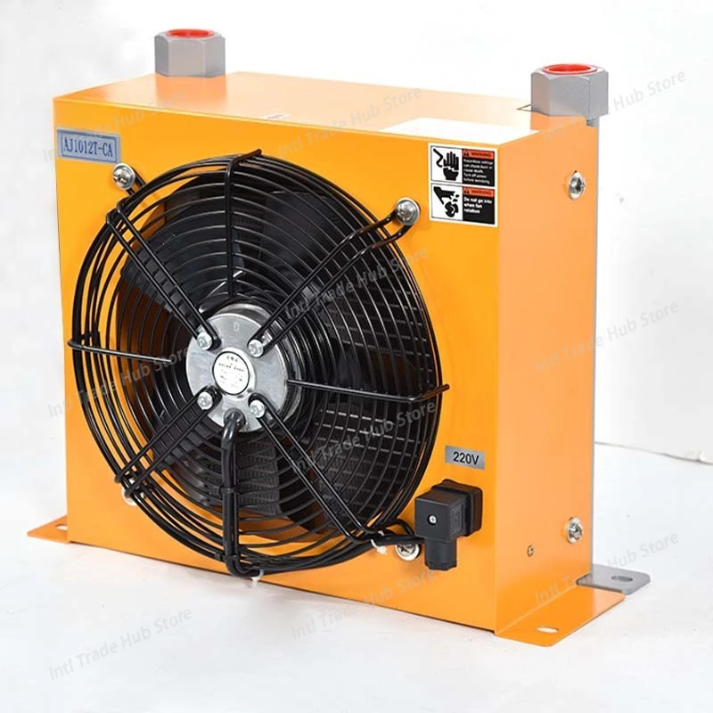

Гидравлический воздушный охладитель 12 В/24 В/12 В/220 В/380 В, автомобильный кран, модифицированный охлаждающий охладитель топливного бака, масляный радиатор с воздушным охлаждением