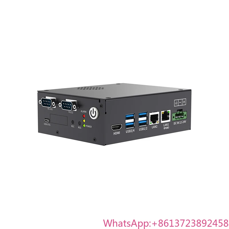 

Jetson Xavier NX 8GB 21TOPS T503 Edge Computer 128GB SSD Dual Ethernet + PoE WiFi 6/Bluetooth 5.2 4G/5G Conversion Modules