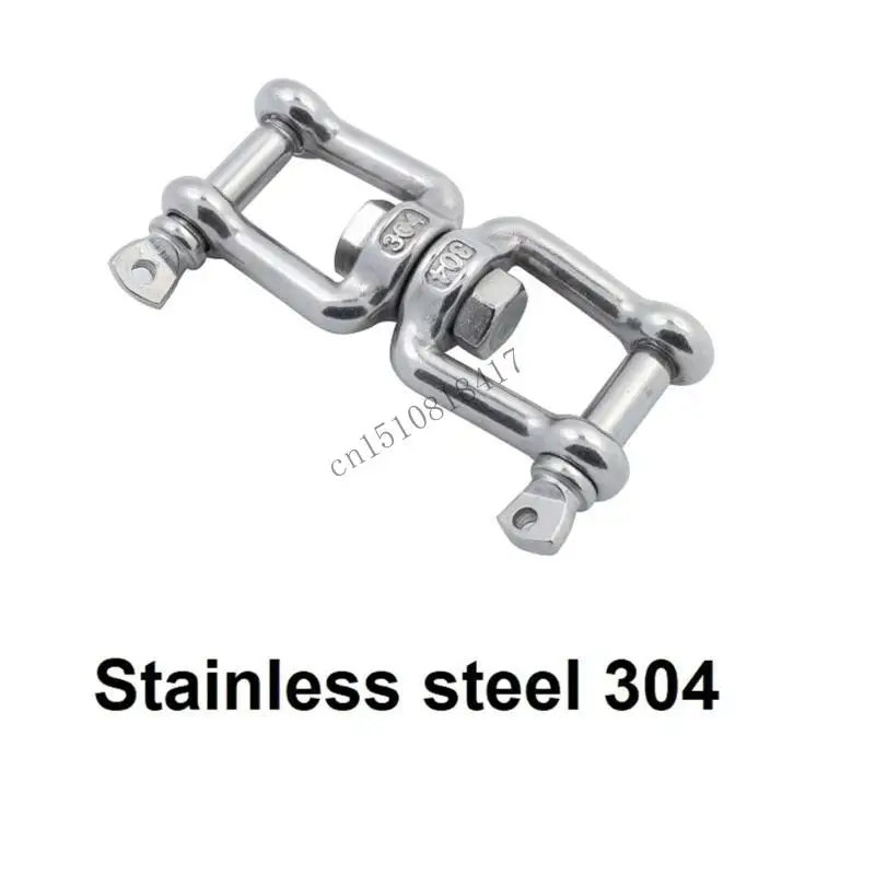 517B البحرية الصف الصلب قطب تكبل معدات اليخوت المراسي موصل للقوارب مع الفك المزدوج لمنع تشابك الخط