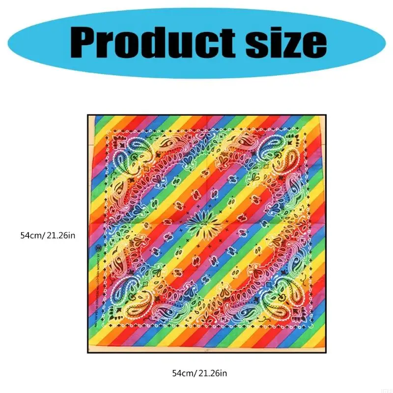 ركض الرقص رأس وشاح Hiphop Headscarf وشاح رئيس عصري جميل لممارسة الرقص في الشوارع H7ef #6