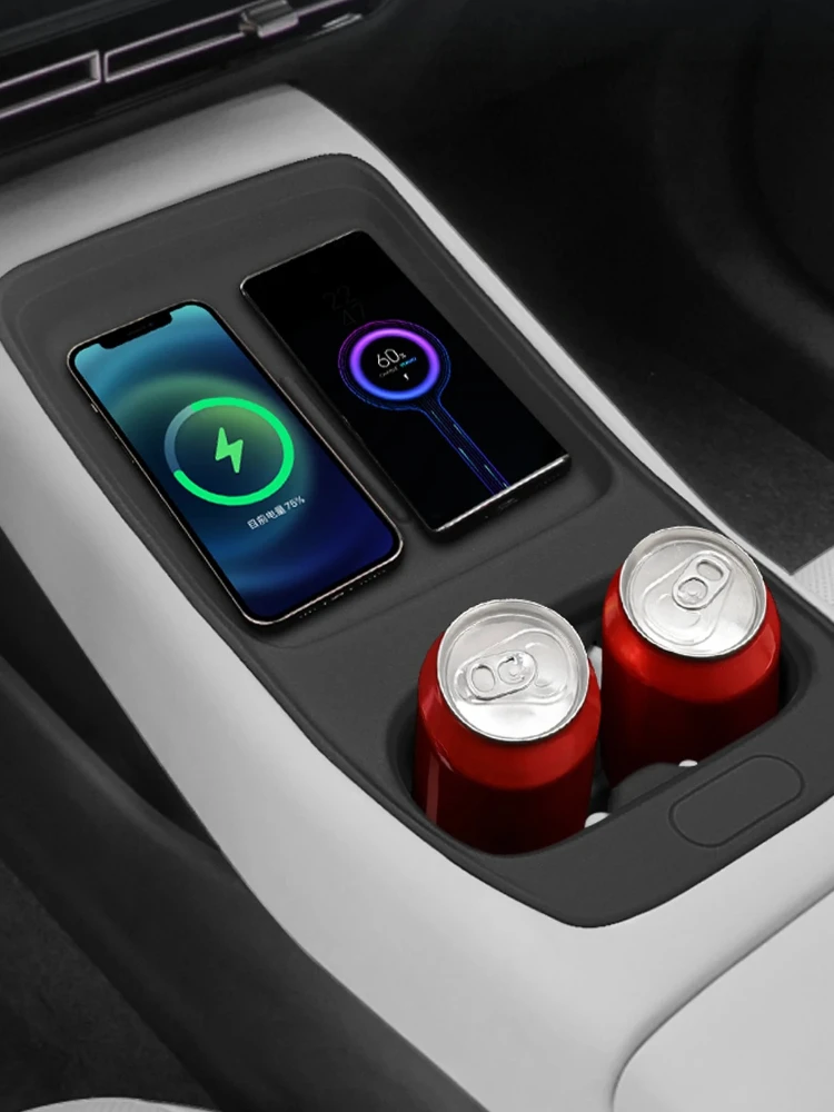 Auto-Mittelkonsole Aufbewahrungsbox für Xpeng P7+ 2024-2026 Getränkehalter Armaturenbrett-Organizer Autotür-Organizer Auto-Innenraum-Zubehör