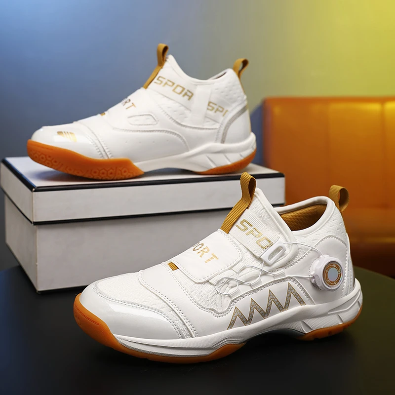 Neue Badminton-Schuhe für Jungen, leichte Tennisschuhe, Volleyball-Schuhe, Tischtennis-Schuhe für den Innenbereich, Sportschuhe, professionelle Trainingsschuhe – Detail 12