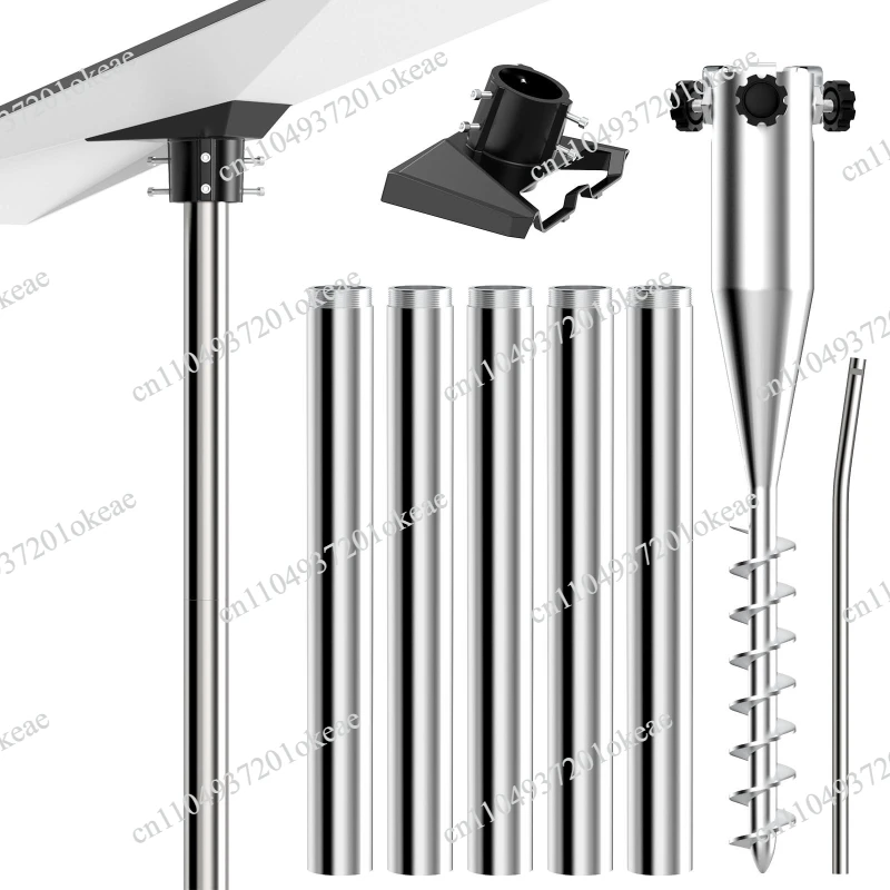 3 Outdoor stainless steel floor plug signal bracket, can be spliced and disassembled V3 stainless steel bracket