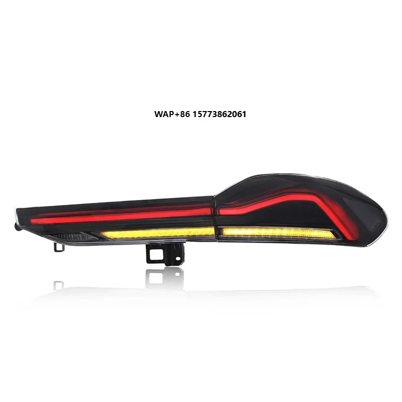 

1 Unit LED Driving Lights Running Water Steering New 12v Red for BMer X6 19-23 Taillight Assembly G06 Modified Blackened