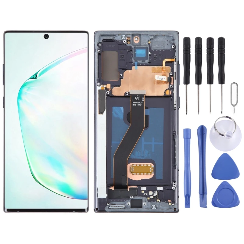 

OLED LCD Screen For Samsung Galaxy Note10+ SM-N975 Digitizer Full Assembly with Frame