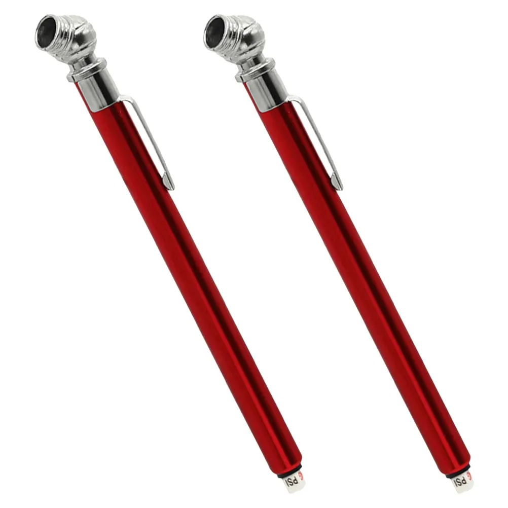 

2pcs Tire Pressure Gauge Stainless Steel Portable Automotive Digital Tire Gauge Pen 10 120PSI Car Bike Gauges Tool