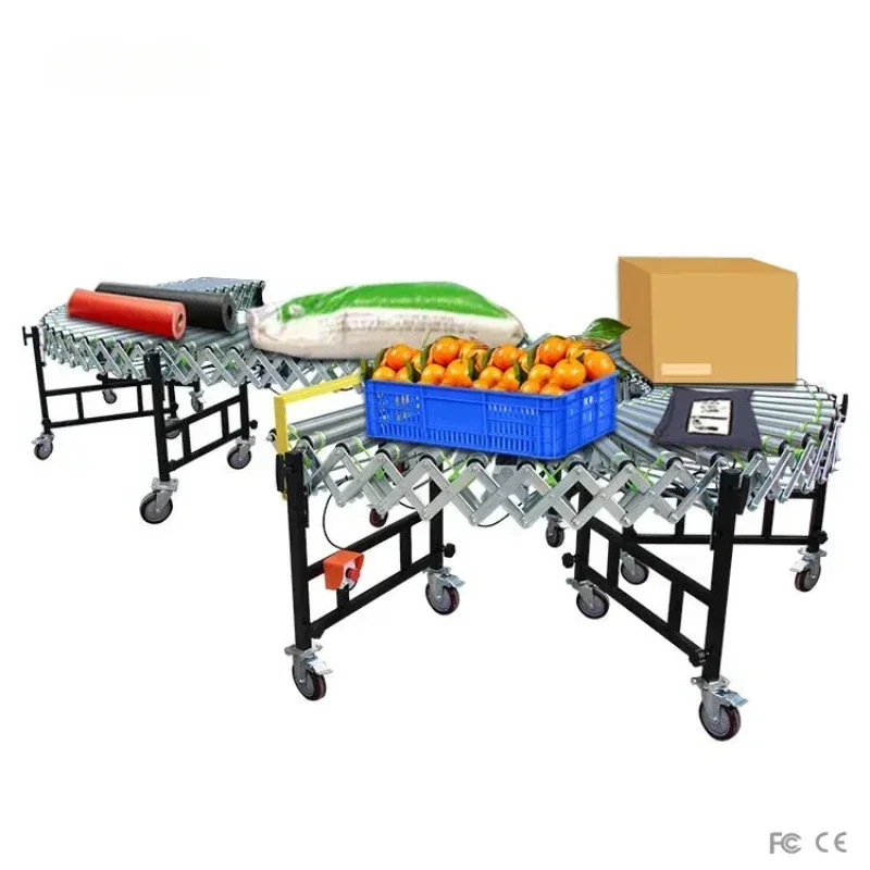 

pmt1Portable V Belt Roller Conveyor for Express Warehouse Modular Package Hot sales