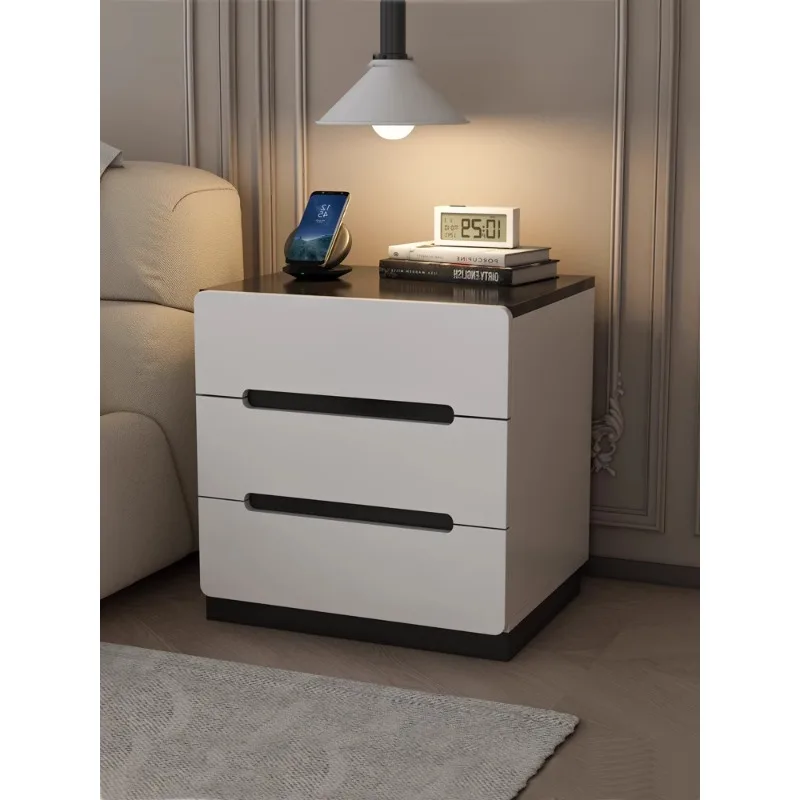 Bedside table is simple, modern, household bedroom  luxurious and high-grade, bedside cabinet simple, rental room small