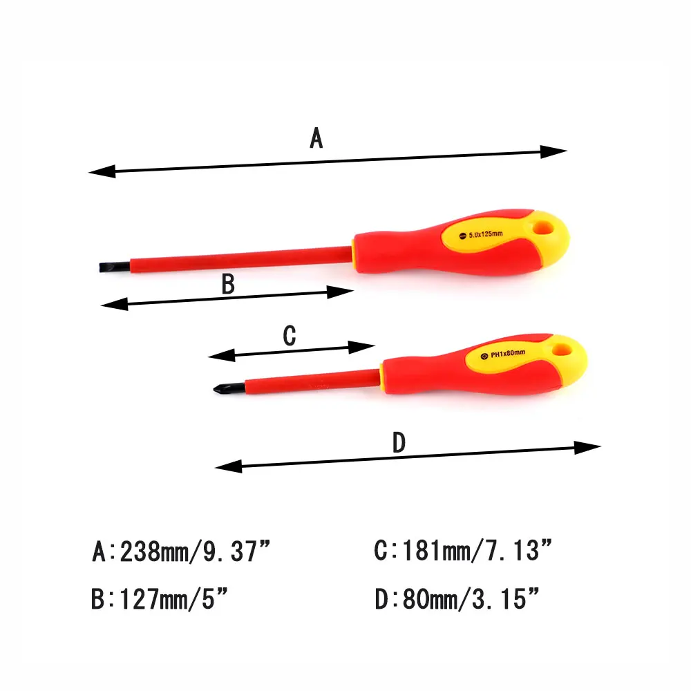 4Pcs Stripping Pliers Electrical Tester Pen Cable Clamp Magnetic Screwdriver Bit PDR Handle