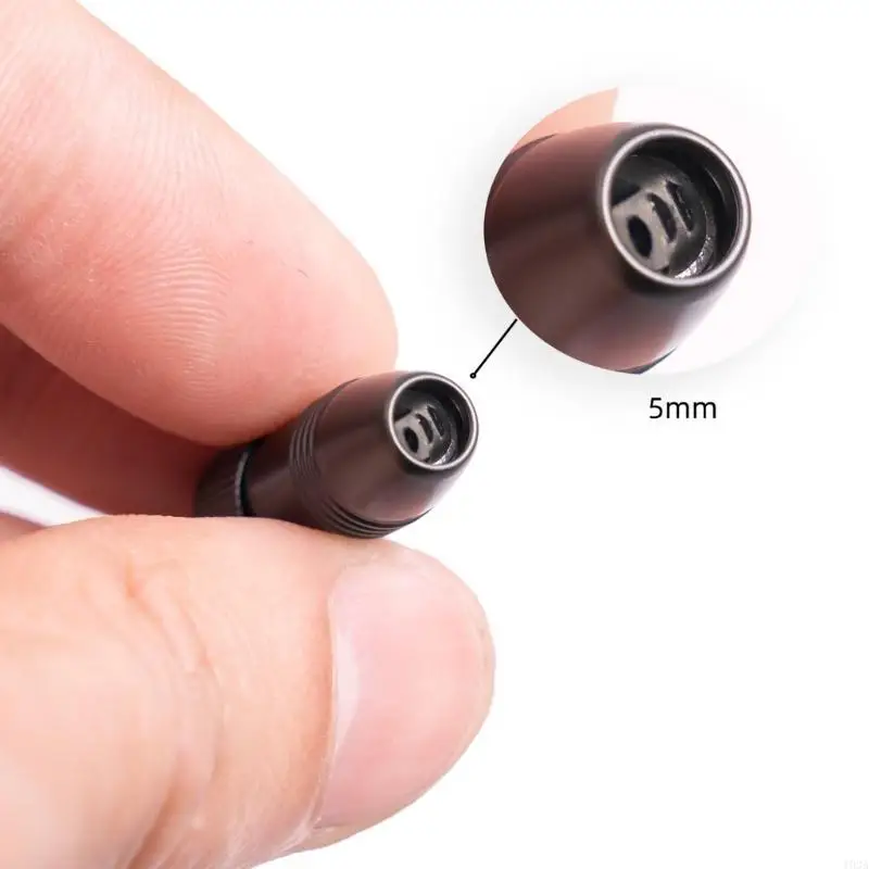 193A 1PC 3.5mm Plug 3 Poles Gold-Plated Earphone Connector with Aluminum