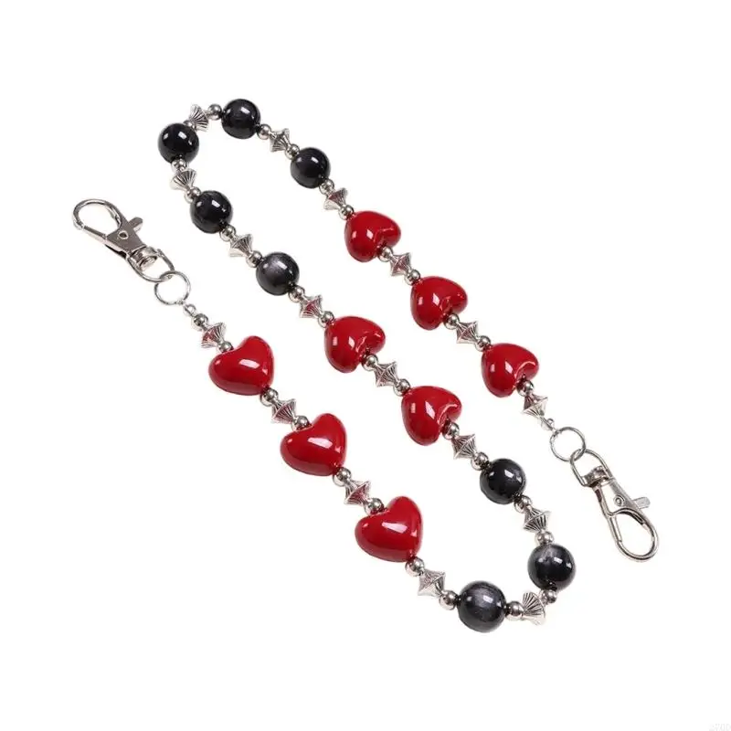 القلب مطرز السراويل سلسلة الشرير موضوع الجينز سلسلة الخصر مجوهرات للمراهقين الكبار #3