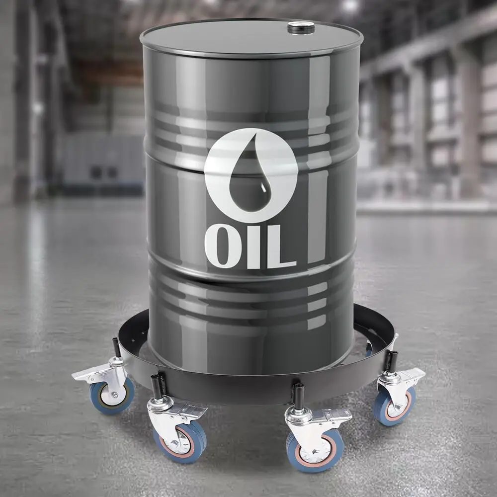 55 Gallon Drum Dolly Barrel Dolly Carts Drum Dolly With 8 Wheels Q235 Steel