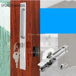 Cerradura de gancho para puerta corredera y ventana antigua tipo 90, hebilla de bloqueo para balcón, puerta de cocina, perno de aleación de Zinc, herrajes para muebles del hogar