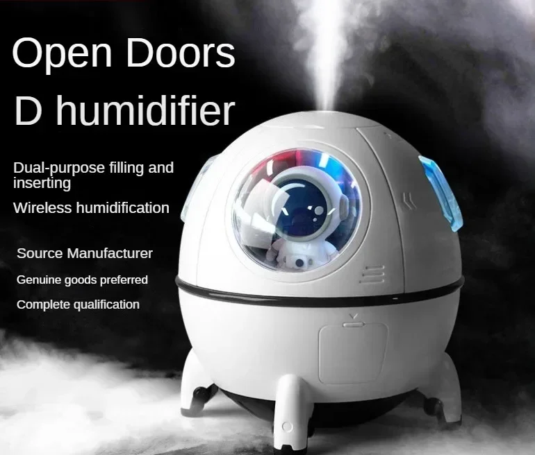 USB Mini Humidifier Office Desktop High Mist Volume Spray Air Home Bedroom Small Car Space Capsule Humidifier