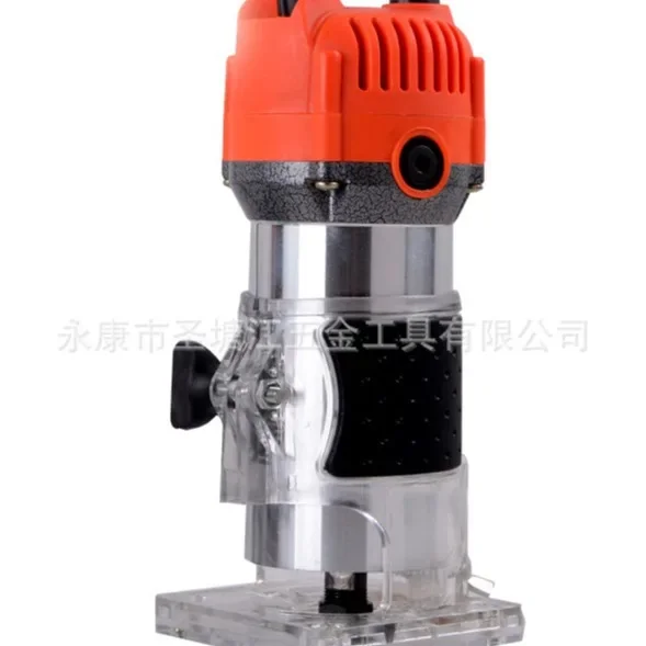 Electric Woodworking Router Grooving Machine Wood Carving Drilling Power Tools For Projects Durable High Performance