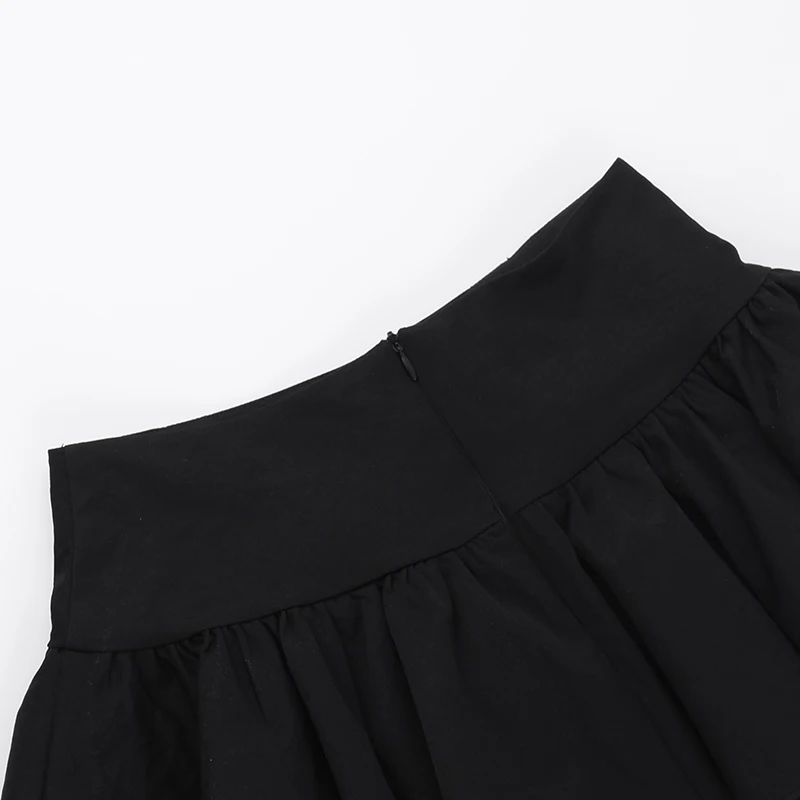 Streetwear Mall Goth Skirt Women Harajuku Y2k E-girl High Waist Bandage Mini Skirt Dark Gothic Punk Emo Alt Club Wear XS24238AHO