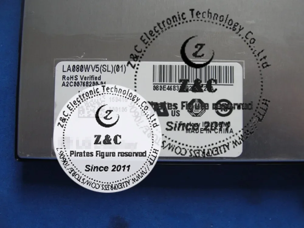LA080WV5 (SL)(01) LA080WV5-SL01 Brand New Original 8 polegadas 800*480 Display LCD para LG
