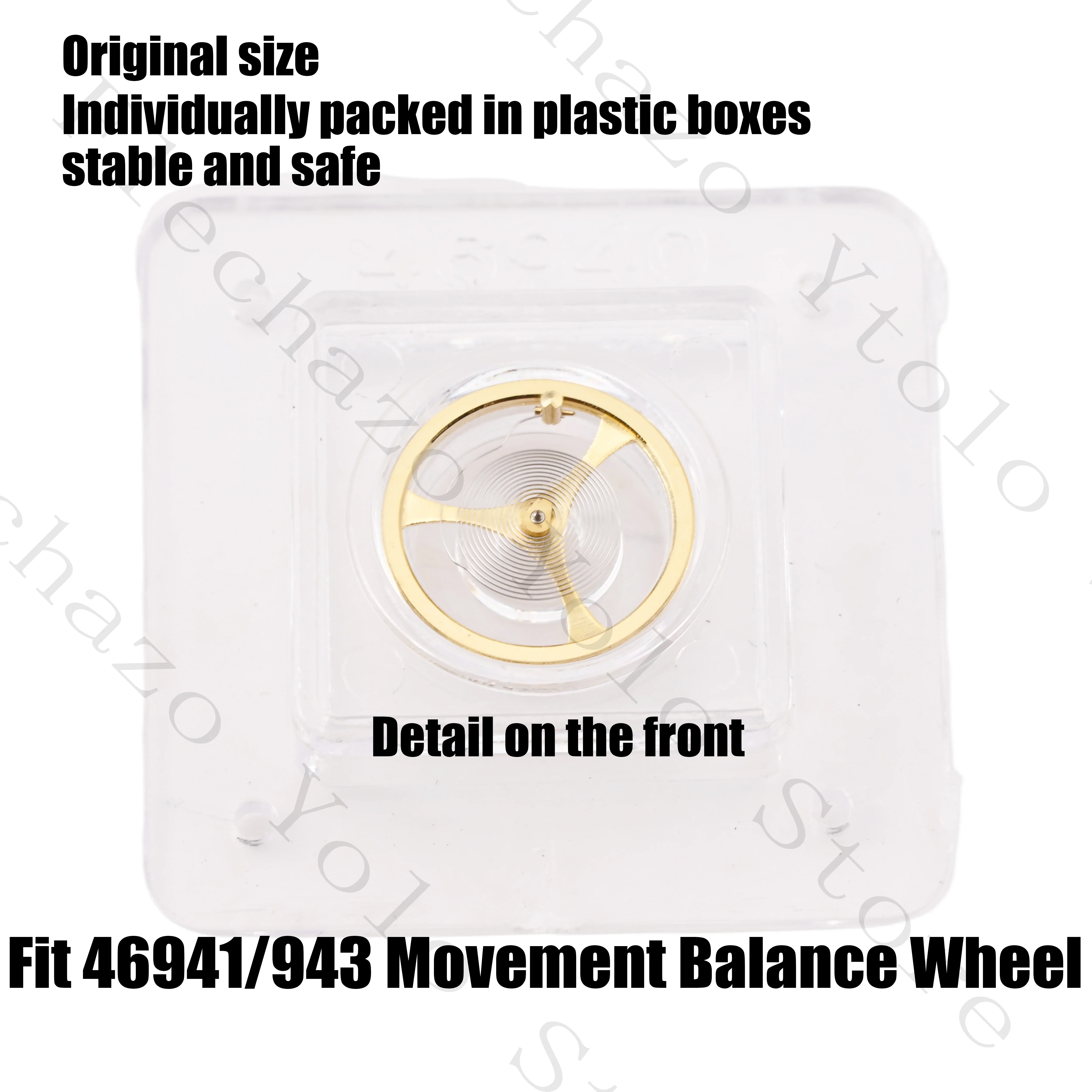 Replacement Watch Balance Wheel Repair Part For Orient Movement 46941 46943 With Hairspring