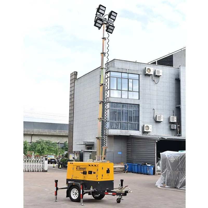 UNIV K-Smart di esel Light Tower with LED Source Emitted White Light