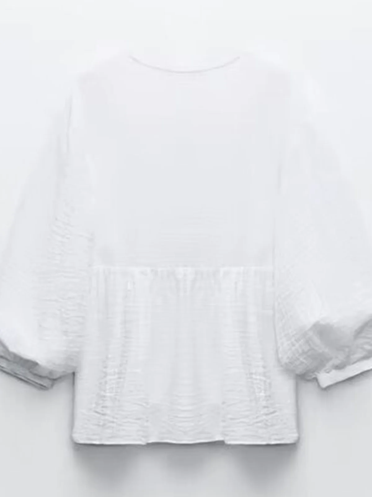 Casual Vertical Lace Trim irt Women's Faionable Decorative Embroidery New Summer irt Loose Fit Long Sve V-Ne