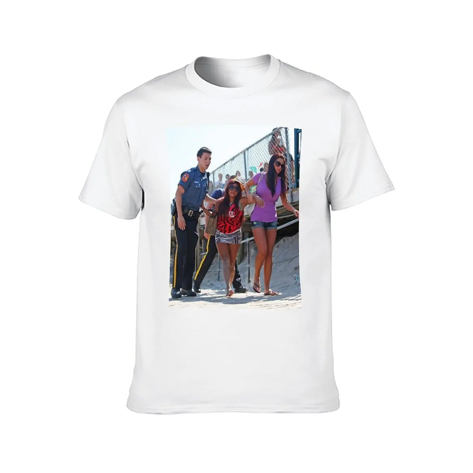 سنوكي اعتقال على الشاطئ تي شيرت رجالي تي شيرت قطن 100% جرافيك تي شيرت للرجال تي شيرت #2