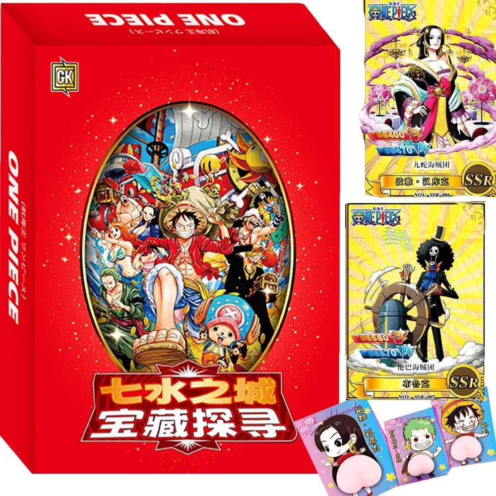 

Genuine One Piece Collection Cards For Boys Hot Blooded Adventure Anime Characters Luffy Roronoa Zoro Children's Christmas Gifts